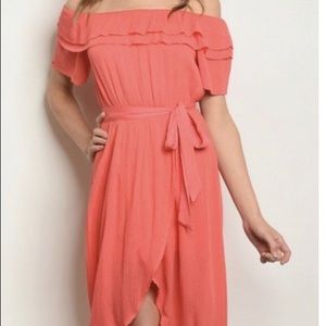 ladies coral dresses